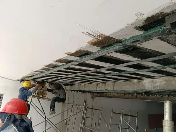 Pre-Tensioned Carbon Fiber Plate Strengthening for Basement Slab in Yancheng, China